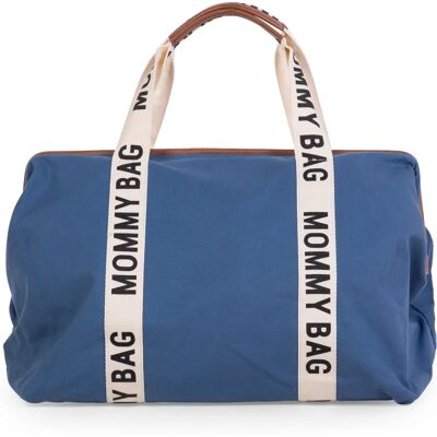 Childhome Signature Canvas Baby Changing Bag - Indigo Childhome Signature Canvas Baby Changing Bag - Indigo