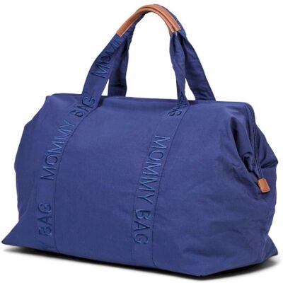 Childhome Borsa da Viaggio Mommy Bag Urban Signature Blu - Borsa neonato Childhome Borsa da Viaggio Mommy Bag Urban Signature Blu - Borsa neonato