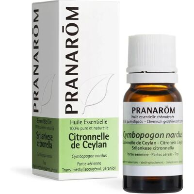 Pranarom Zitronengras Ätherische Öl - 10ml - Mückenschutz Pranarom Zitronengras Ätherische Öl - 10ml - Mückenschutz