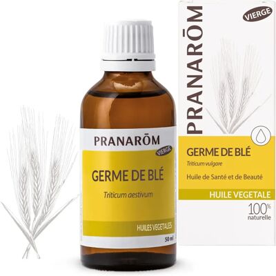 Olio di Germe di Grano Vierge - 50 ml di olio vegetale - Cura della pelle Olio di Germe di Grano Vierge - 50 ml di olio vegetale - Cura della pelle