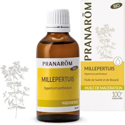 Huile de Millepertuis Pranarôm - Apaisante, Cicatrisante, Anti-inflammatoire Huile de Millepertuis Pranarôm - Apaisante, Cicatrisante, Anti-inflammatoire