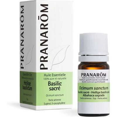 Aceite Esencial de Albahaca Santa Pranarom - 5ml Aceite Esencial de Albahaca Santa Pranarom - 5ml