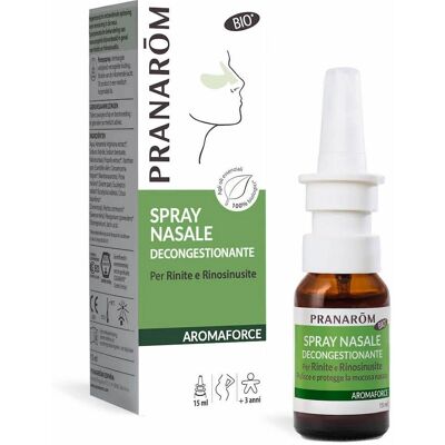 Spray nasale Aromaforce Bio di Pranarôm 15ml - Decongestionante Naturale Spray nasale Aromaforce Bio di Pranarôm 15ml - Decongestionante Naturale