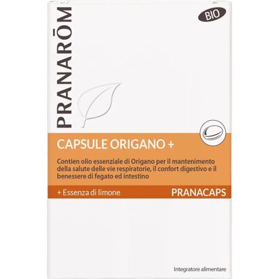 Capsule di Origano e Limone Biologico Pranarom - Integratore Capsule di Origano e Limone Biologico Pranarom - Integratore