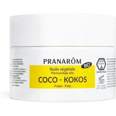 Pranarôm Bio Kokosnuss Pflanzenöl - 100 ml - für Haut, Haare, Gesicht Pranarôm Bio Kokosnuss Pflanzenöl - 100 ml - für Haut, Haare, Gesicht