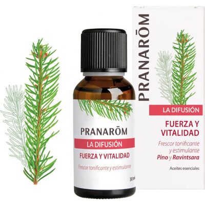 Diffuseur d'Huiles Essentielles Biologiques Pranarôm - Force & Vitalité 30ml Diffuseur d'Huiles Essentielles Biologiques Pranarôm - Force & Vitalité 30ml