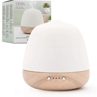 Diffusore di oli essenziali in ceramica ultrasonico - 180 ml Diffusore di oli essenziali in ceramica ultrasonico - 180 ml