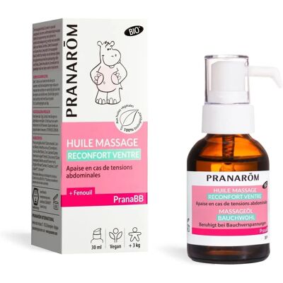 Huile de Massage Bio pour Bébé Pranarôm Pranabb - Confort Digestif Fenouil & Orange Huile de Massage Bio pour Bébé Pranarôm Pranabb - Confort Digestif Fenouil & Orange