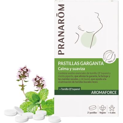 Pranarôm Aromaforce Pastillas para la Garganta 21 Unidades - Pastillas Pranarôm Aromaforce Pastillas para la Garganta 21 Unidades - Pastillas