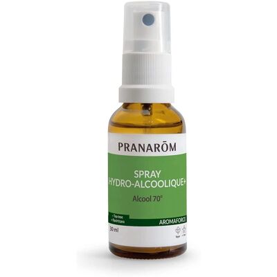 Pranarôm Spray hydroalcoolique 30ml - Désinfectant pour les mains - Publicité Pranarôm Spray hydroalcoolique 30ml - Désinfectant pour les mains - Publicité