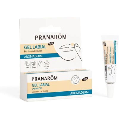 Gel Labial Bio Pranarôm - Ravintsara, Eucalyptus, Menthe - Soin boutons lèvres - 5ml Gel Labial Bio Pranarôm - Ravintsara, Eucalyptus, Menthe - Soin boutons lèvres - 5ml