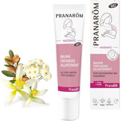 Pranarôm PranaBB Baume Soins Mamelons - Allaitement Bio 15ml - Publicité Pranarôm PranaBB Baume Soins Mamelons - Allaitement Bio 15ml - Publicité