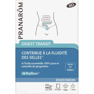 Pranarôm Digest Transit - Complément alimentaire pour la digestion - Publicité Pranarôm Digest Transit - Complément alimentaire pour la digestion - Publicité