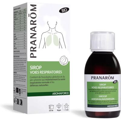 Pranarôm Aromaforce Sirop Voies Respiratoires - Naturel, 225 ml - Publicité Pranarôm Aromaforce Sirop Voies Respiratoires - Naturel, 225 ml - Publicité