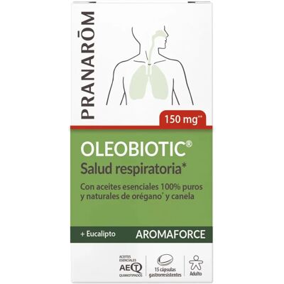Pranarom Oleobiotic Capsules - Respiratory Support - 15 capsules Pranarom Oleobiotic Capsules - Respiratory Support - 15 capsules