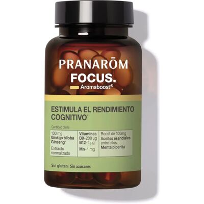 Pranarom Aromaboost focus - Ginkgo Ginseng Vitamins Pranarom Aromaboost focus - Ginkgo Ginseng Vitamins