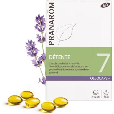 Pranarôm Brand: Oléocaps 7 - Anti-stress & Sleep Support Pranarôm Brand: Oléocaps 7 - Anti-stress & Sleep Support