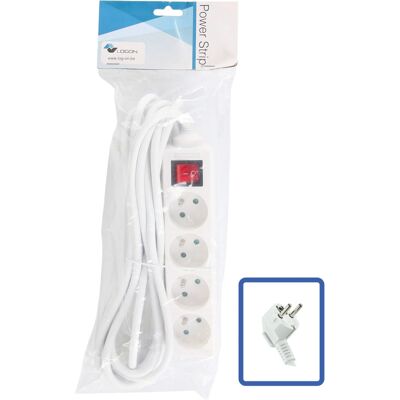 LOGON - LPS070 - 4-Fach - 5 m - Steckdosenleiste LOGON - LPS070 - 4-Fach - 5 m - Steckdosenleiste