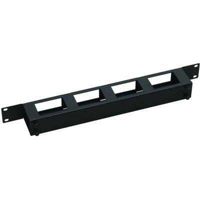 Lanview 2U 19" Kabelorganisator mit Schloss - Rackmontage - Schwarz - Kabelmanagement-Panel Lanview 2U 19" Kabelorganisator mit Schloss - Rackmontage - Schwarz - Kabelmanagement-Panel