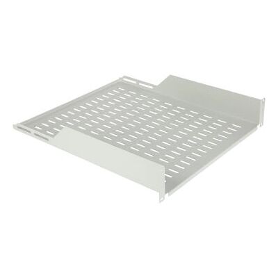 Étagère pour rack Logon - 2U, 550mm de profondeur, Blanc - Publicité Étagère pour rack Logon - 2U, 550mm de profondeur, Blanc - Publicité