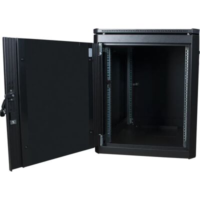 Logon RDL16U61BL - 16U Schwarzer Rack-Schrank Logon RDL16U61BL - 16U Schwarzer Rack-Schrank
