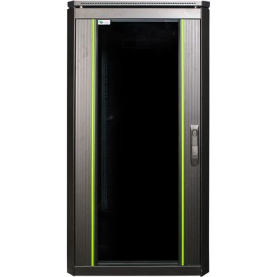 Logon RDL22U61BL 22U Rack-Schrank - Schwarz Logon RDL22U61BL 22U Rack-Schrank - Schwarz
