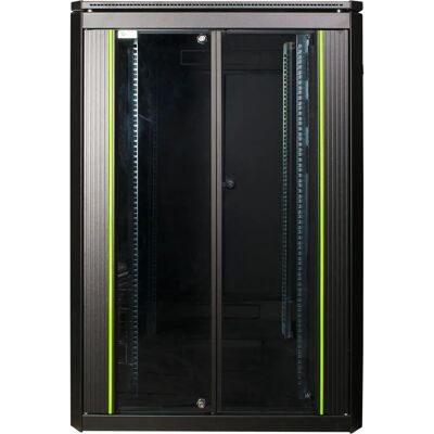 Logon RDL22U88BL Rack-Schrank - 22U, Schwarz, Mit Schlössern Logon RDL22U88BL Rack-Schrank - 22U, Schwarz, Mit Schlössern