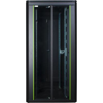 Logon RDL32U88BL Rack-Gestell - 32U, Schwarz, 600kg, Schloss Logon RDL32U88BL Rack-Gestell - 32U, Schwarz, 600kg, Schloss