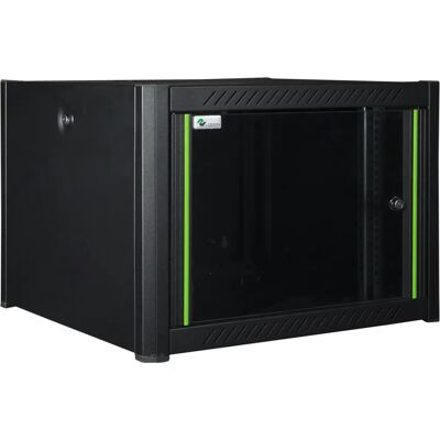 Armadio rack Lanview 7U 19" Parete - Nero Armadio rack Lanview 7U 19" Parete - Nero