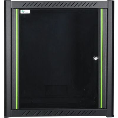 Lanview RWP12U45BL 12U Wandmontage Rackgehäuse - Schwarz Lanview RWP12U45BL 12U Wandmontage Rackgehäuse - Schwarz