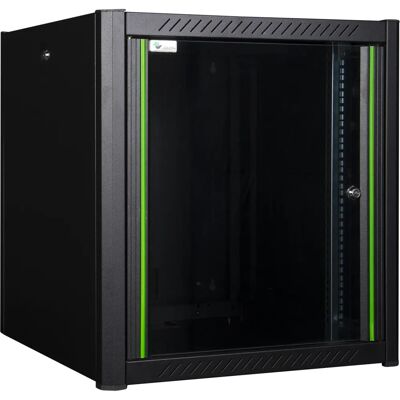 LOGON RWP12U56BL Wandmontiertes Rack 12U Schwarz LOGON RWP12U56BL Wandmontiertes Rack 12U Schwarz