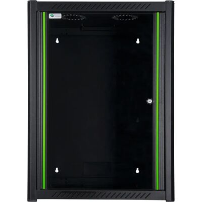 LOGON RWP16U56BL Wandmontiertes Rack - 16U - Schwarz LOGON RWP16U56BL Wandmontiertes Rack - 16U - Schwarz