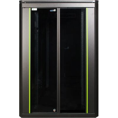 Logon RDL22U81BL Rack-Schrank - 22U, Schwarz - Freistehend Logon RDL22U81BL Rack-Schrank - 22U, Schwarz - Freistehend