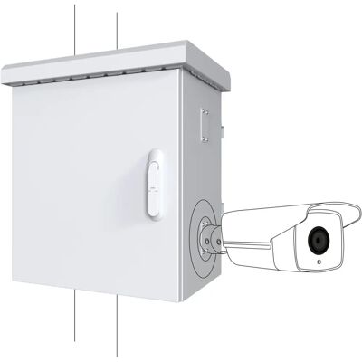Lanview RCCTV004 Rack-Schrank - Weiß - Überwachungskamera - 4 Kameras - Kühllüfter Lanview RCCTV004 Rack-Schrank - Weiß - Überwachungskamera - 4 Kameras - Kühllüfter