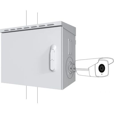 Lanview RCCTV005 Wandmontierter Rack-Schrank - Weiß Lanview RCCTV005 Wandmontierter Rack-Schrank - Weiß