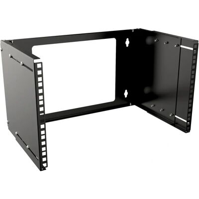 Lanview RAR210BL Wandmontiertes 6U Schwarzes Rack-Gehäuse Lanview RAR210BL Wandmontiertes 6U Schwarzes Rack-Gehäuse