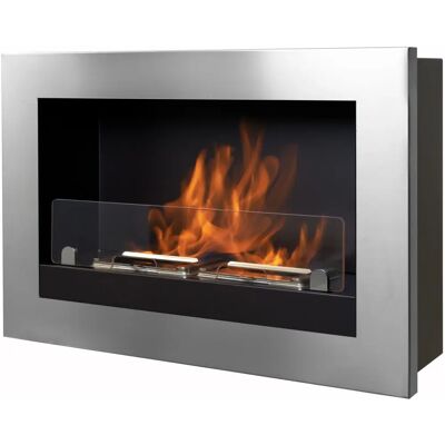 Tecno Air System Treviso Caminetto da parete - Bioetanolo - Acciaio inox Tecno Air System Treviso Caminetto da parete - Bioetanolo - Acciaio inox