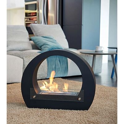 Tecno Air System Bologna Camino bioetanolo - Moderno, Nero, 2kW Tecno Air System Bologna Camino bioetanolo - Moderno, Nero, 2kW
