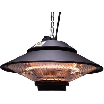 Riscaldatore infrarossi Tecno Air System - 1500W, Nero, Interno/Esterno Riscaldatore infrarossi Tecno Air System - 1500W, Nero, Interno/Esterno