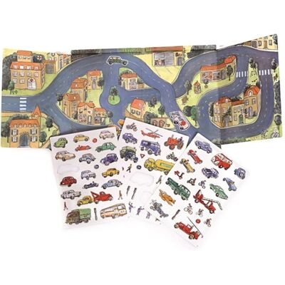 Magnetyczna układanka miasta Egmont Toys - Edukacyjna i przenośna Magnetyczna układanka miasta Egmont Toys - Edukacyjna i przenośna
