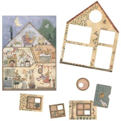 Egmont Hasenhaus-Puzzle 24 Teile aus Karton - Puzzle Egmont Hasenhaus-Puzzle 24 Teile aus Karton - Puzzle