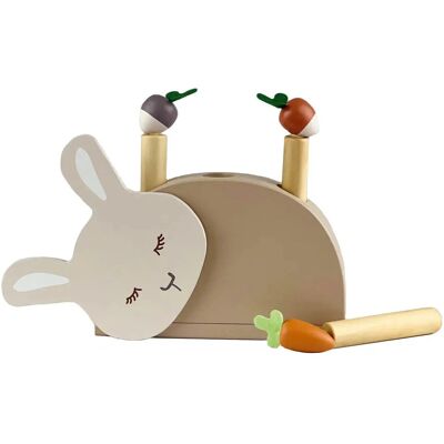 Egmont Toys 511134 Zabawka zręcznościowa - Drewniany królik i warzywa Egmont Toys 511134 Zabawka zręcznościowa - Drewniany królik i warzywa