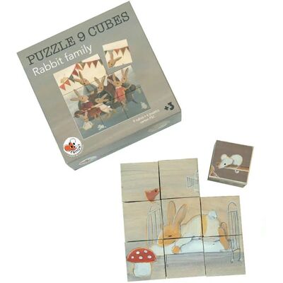 Egmont Toys - 570057 - Rodzina królików - 9 szt. - Puzzle Egmont Toys - 570057 - Rodzina królików - 9 szt. - Puzzle