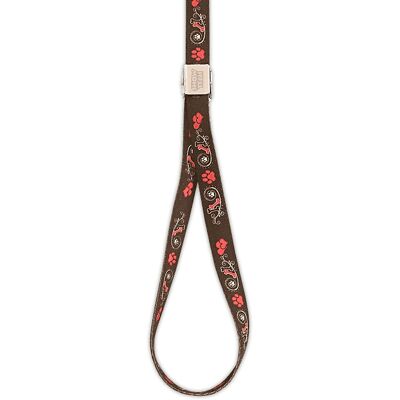 Show Tech Grooming Noose with Pawprint Design - Black - 55cm x 1.5cm Show Tech Grooming Noose with Pawprint Design - Black - 55cm x 1.5cm