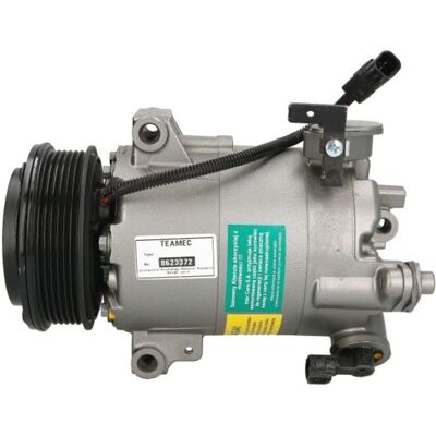 TEAMEC 8623372 Gerenoverter Klimakompressor für Ford Fiesta 6 - 6 Rillen TEAMEC 8623372 Gerenoverter Klimakompressor für Ford Fiesta 6 - 6 Rillen
