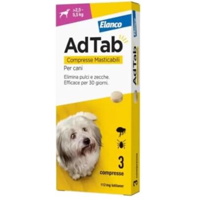 Elanco Comprimidos Antiparasitarios Masticables para Perros 2.5-5.5kg - Protección contra Parásitos Elanco Comprimidos Antiparasitarios Masticables para Perros 2.5-5.5kg - Protección contra Parásitos