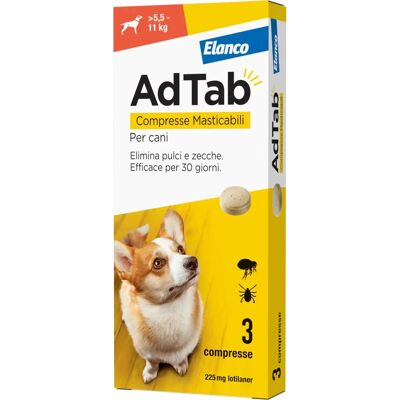 Elanco Tabletas Masticables Antipulgas y Garrapatas - 3 Unidades 225mg Elanco Tabletas Masticables Antipulgas y Garrapatas - 3 Unidades 225mg