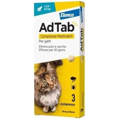 Tabletas masticables antipulgas y garrapatas para gatos - 2-8kg - 3 unidades Tabletas masticables antipulgas y garrapatas para gatos - 2-8kg - 3 unidades