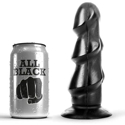 All Black 17cm Plug anal rainuré - Plug anal All Black 17cm Plug anal rainuré - Plug anal