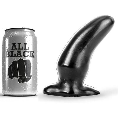 Dildo Anal All Black AB45 - Flexible, Étanche, 13cm Dildo Anal All Black AB45 - Flexible, Étanche, 13cm